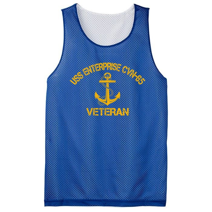 Uss Enterprise Cvnmeaningful Gift65 Aircraft Carrier Veteran Veterans Day Cute G Mesh Reversible Basketball Jersey Tank