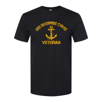 Uss Enterprise Cvnmeaningful Gift65 Aircraft Carrier Veteran Veterans Day Cute G Softstyle CVC T-Shirt