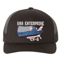 Uss Enterprise Cv6 Aircraft Carrier Veterans Day Father Day Yupoong Adult 5-Panel Trucker Hat