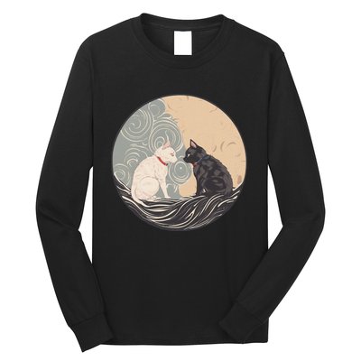 Ukiyo E Cats Long Sleeve Shirt