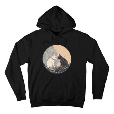 Ukiyo E Cats Tall Hoodie