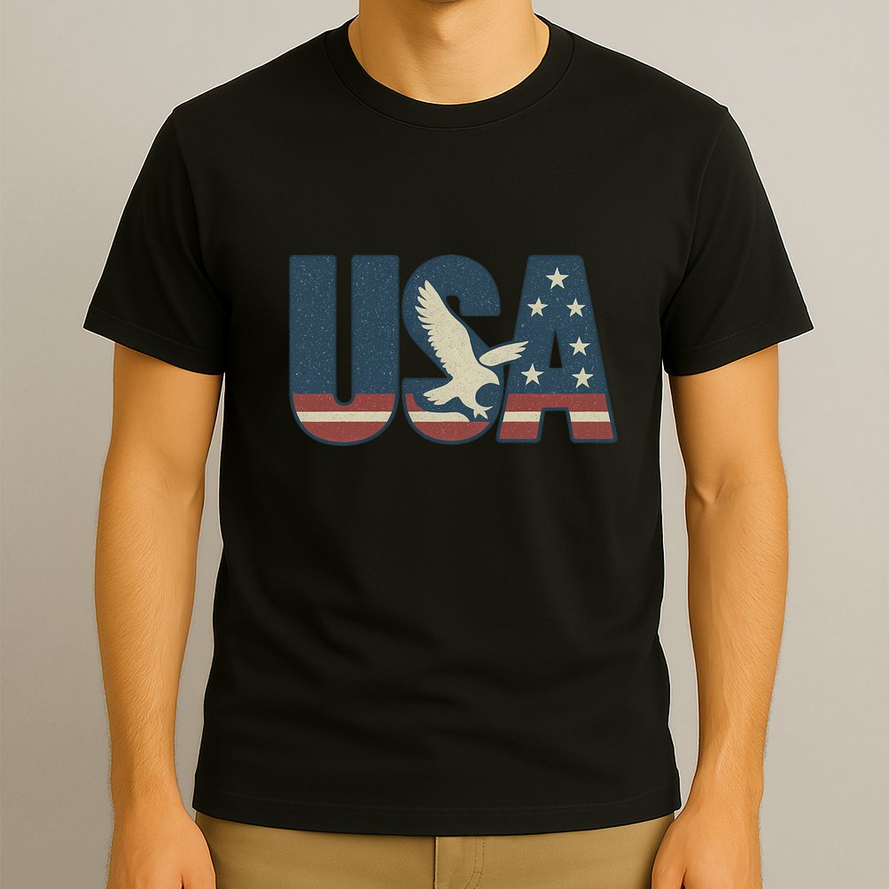 USA Eagle Emblem T-Shirt