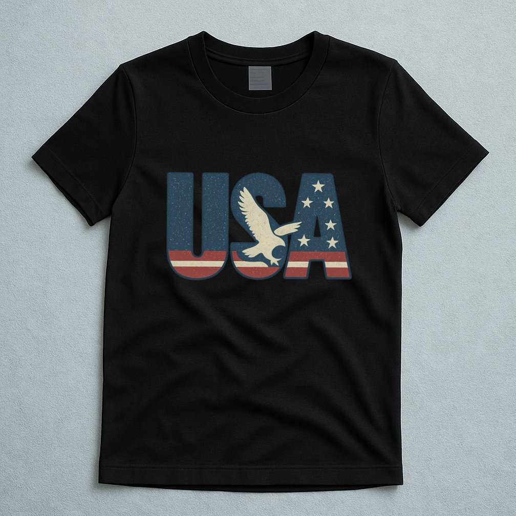 USA Eagle Emblem T-Shirt