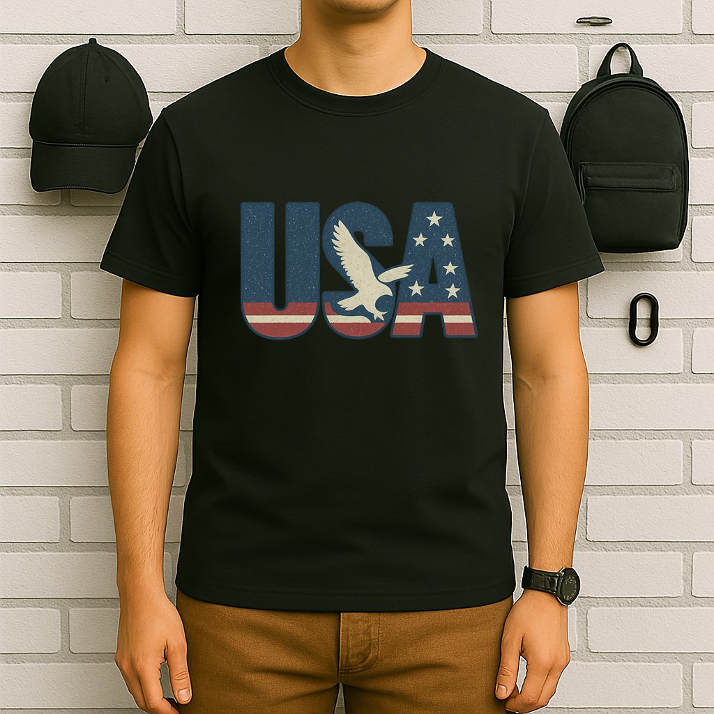 USA Eagle Emblem T-Shirt