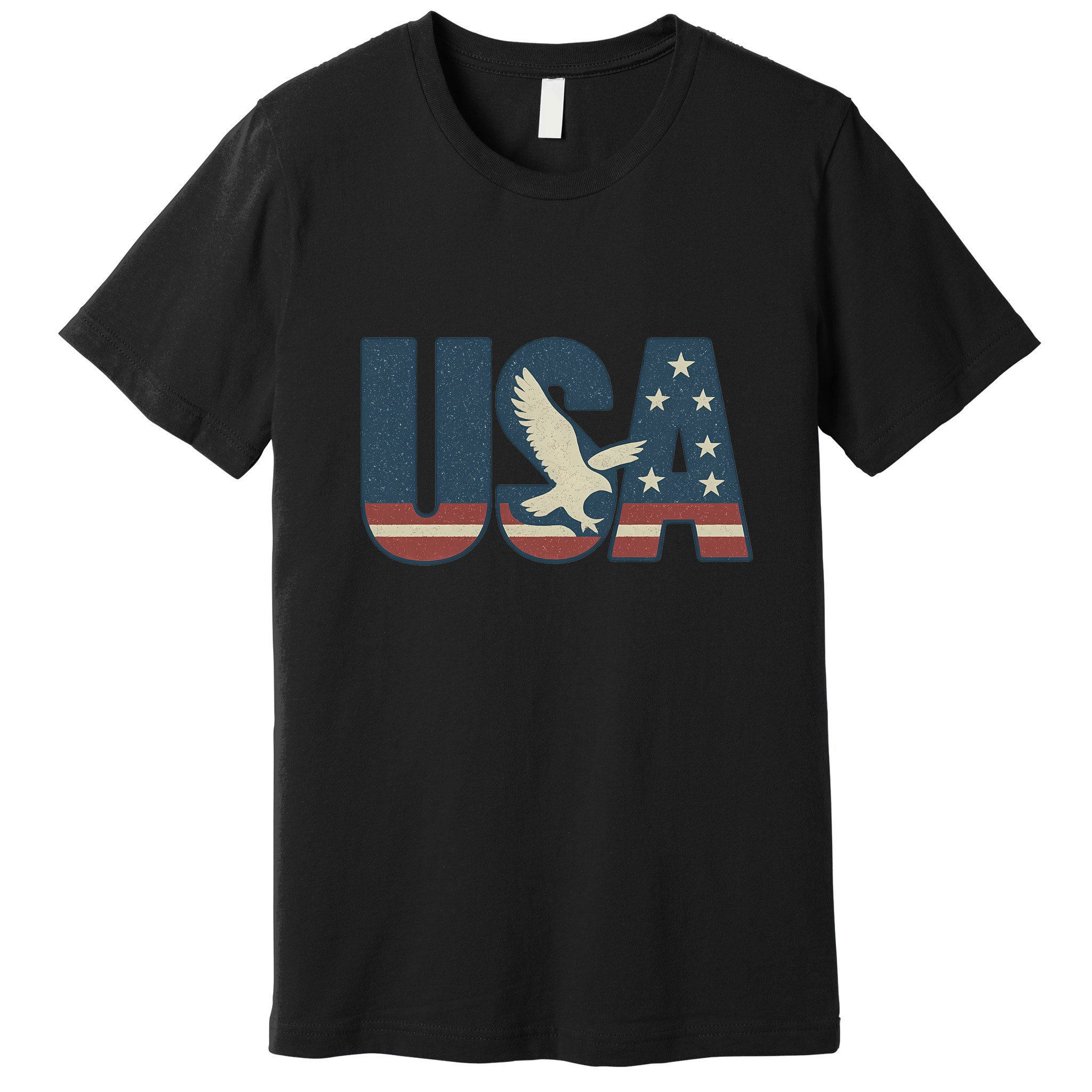 USA Eagle Emblem Premium T-Shirt