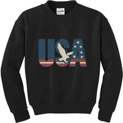 USA Eagle Emblem Kids Sweatshirt