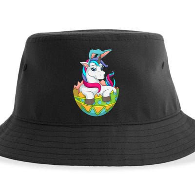 Unicorn Easter Egg Sustainable Bucket Hat