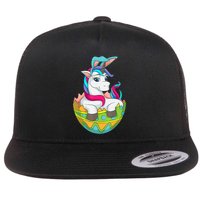 Unicorn Easter Egg Flatbill Hat