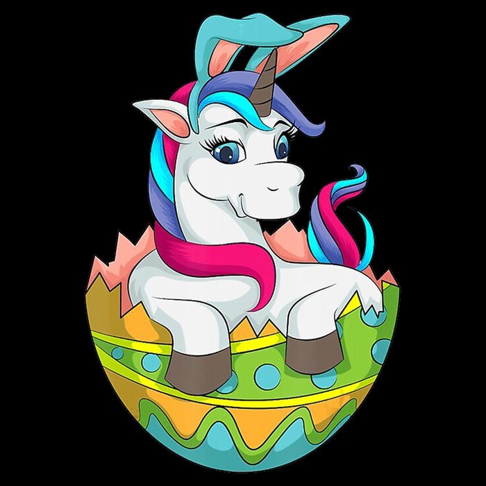 Unicorn Easter Egg Flatbill Hat
