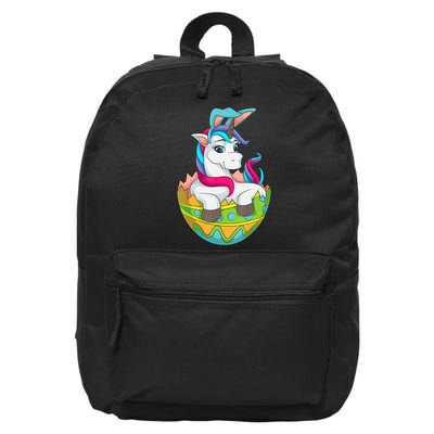 Unicorn Easter Egg 16 in Basic Backpack