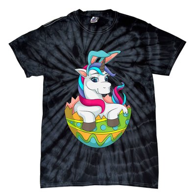 Unicorn Easter Egg Tie-Dye T-Shirt