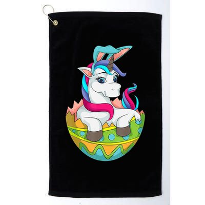 Unicorn Easter Egg Golf Towel