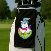 Unicorn Easter Egg Golf Towel