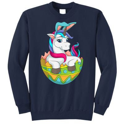 Unicorn Easter Egg Tall Sweatshirt