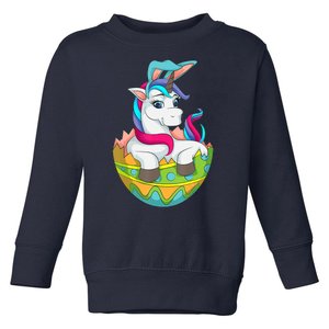 Unicorn Easter Egg Toddler Sweatshirt