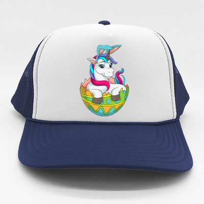 Unicorn Easter Egg Trucker Hat