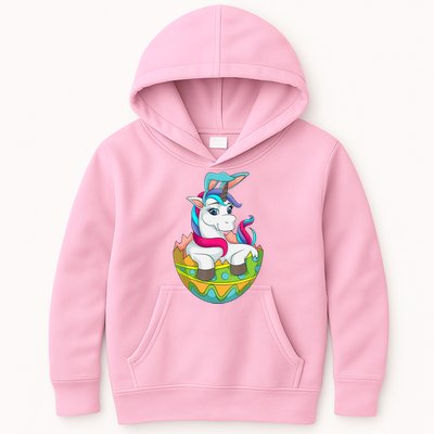 Unicorn Easter Egg Kids Hoodie