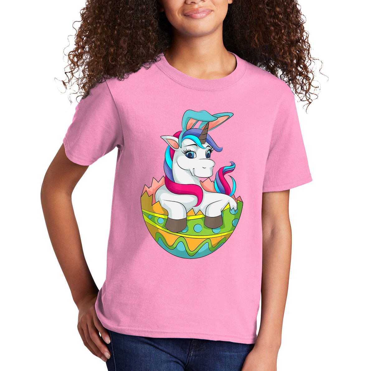 Unicorn Easter Egg Kids T-Shirt
