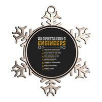Understanding Engineers Engineering Humor Engineers Metallic Star Ornament