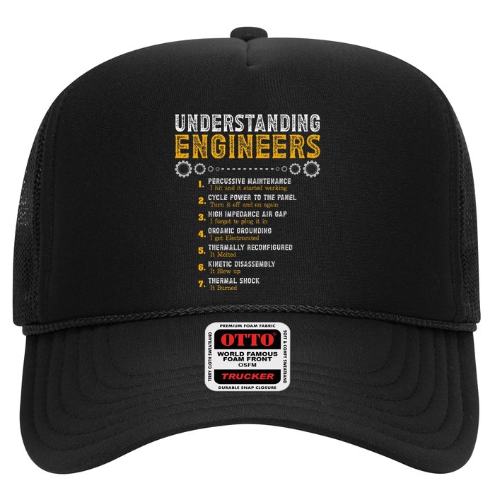 Understanding Engineers Engineering Humor Engineers Trucker Hat
