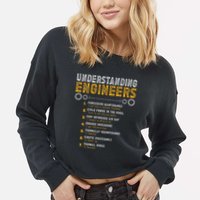 Understanding Engineers Engineering Humor Engineers Cropped Pullover Crew