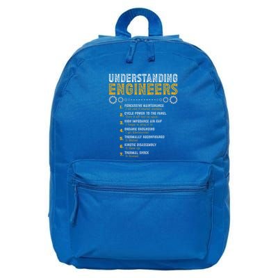 Understanding Engineers Engineering Humor Engineers 16 in Basic Backpack