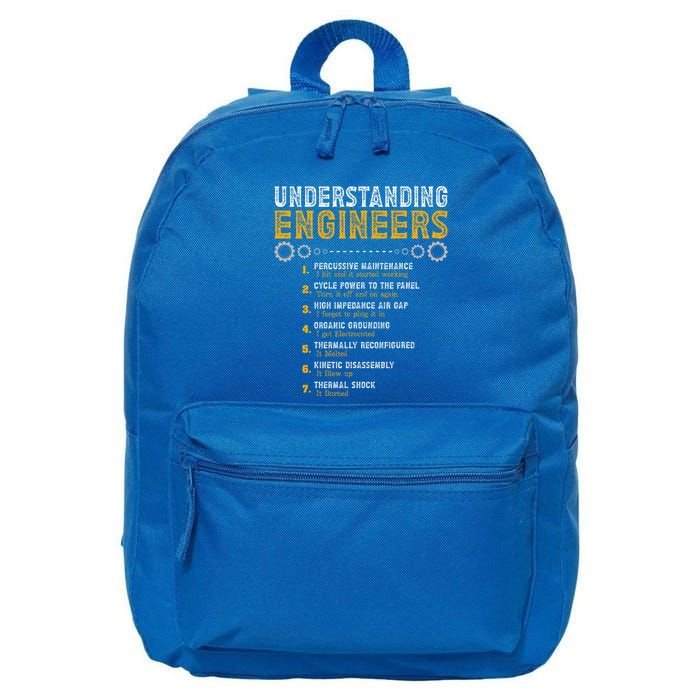 Understanding Engineers Engineering Humor Engineers 16 in Basic Backpack