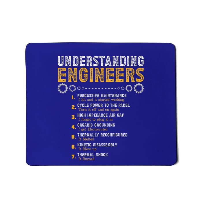 Understanding Engineers Engineering Humor Engineers Mousepad