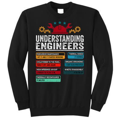 Understanding Engineers Funny Engineering Student Engineers Sweatshirt