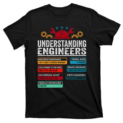 Understanding Engineers Funny Engineering Student Engineers T-Shirt