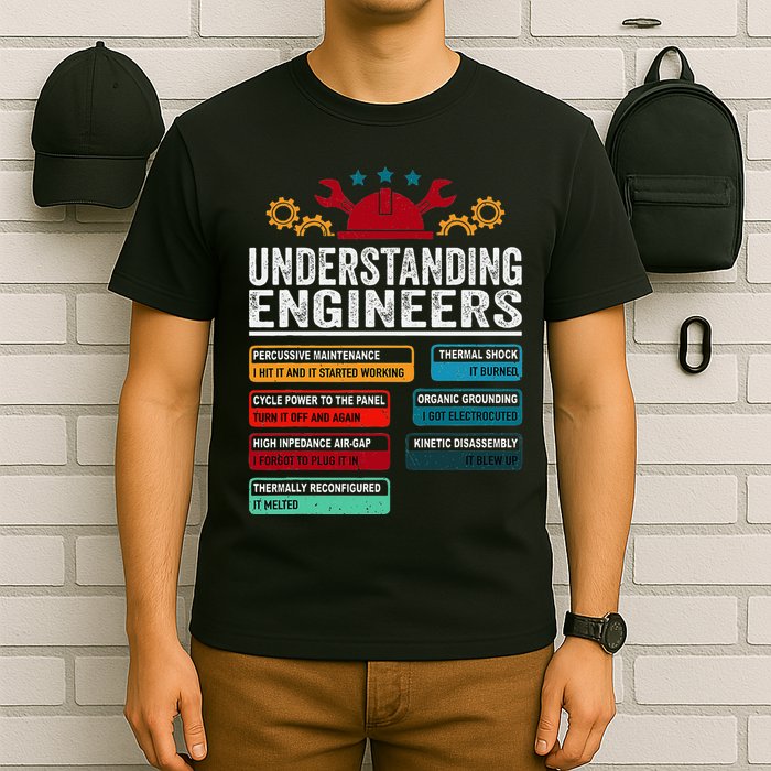 Understanding Engineers Funny Engineering Student Engineers T-Shirt