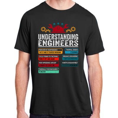 Understanding Engineers Funny Engineering Student Engineers Adult ChromaSoft Performance T-Shirt