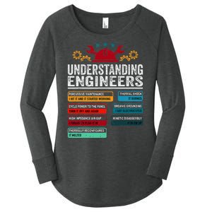 Understanding Engineers Funny Engineering Student Engineers Women's Perfect Tri Tunic Long Sleeve Shirt