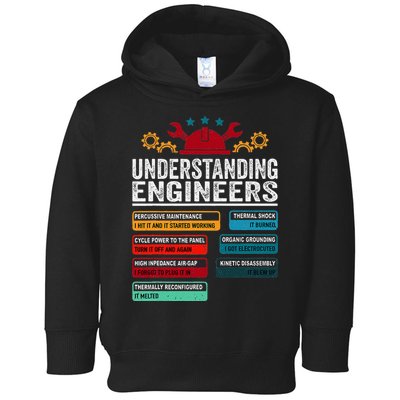 Understanding Engineers Funny Engineering Student Engineers Toddler Hoodie