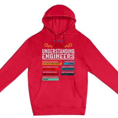 Understanding Engineers Funny Engineering Student Engineers Premium Pullover Hoodie