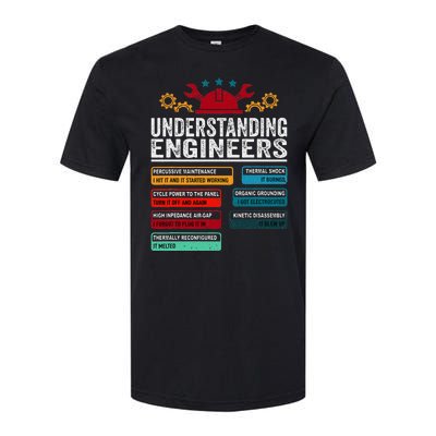 Understanding Engineers Funny Engineering Student Engineers Softstyle CVC T-Shirt