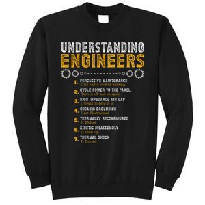 Understanding Engineers Funny Engineering Humor Engineers Tall Sweatshirt