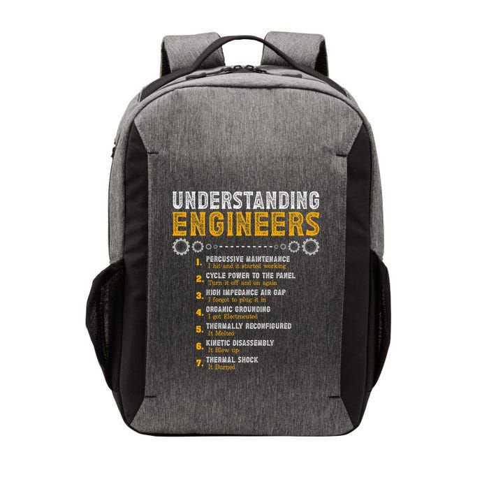 Understanding Engineers Funny Engineering Humor Engineers Vector Backpack