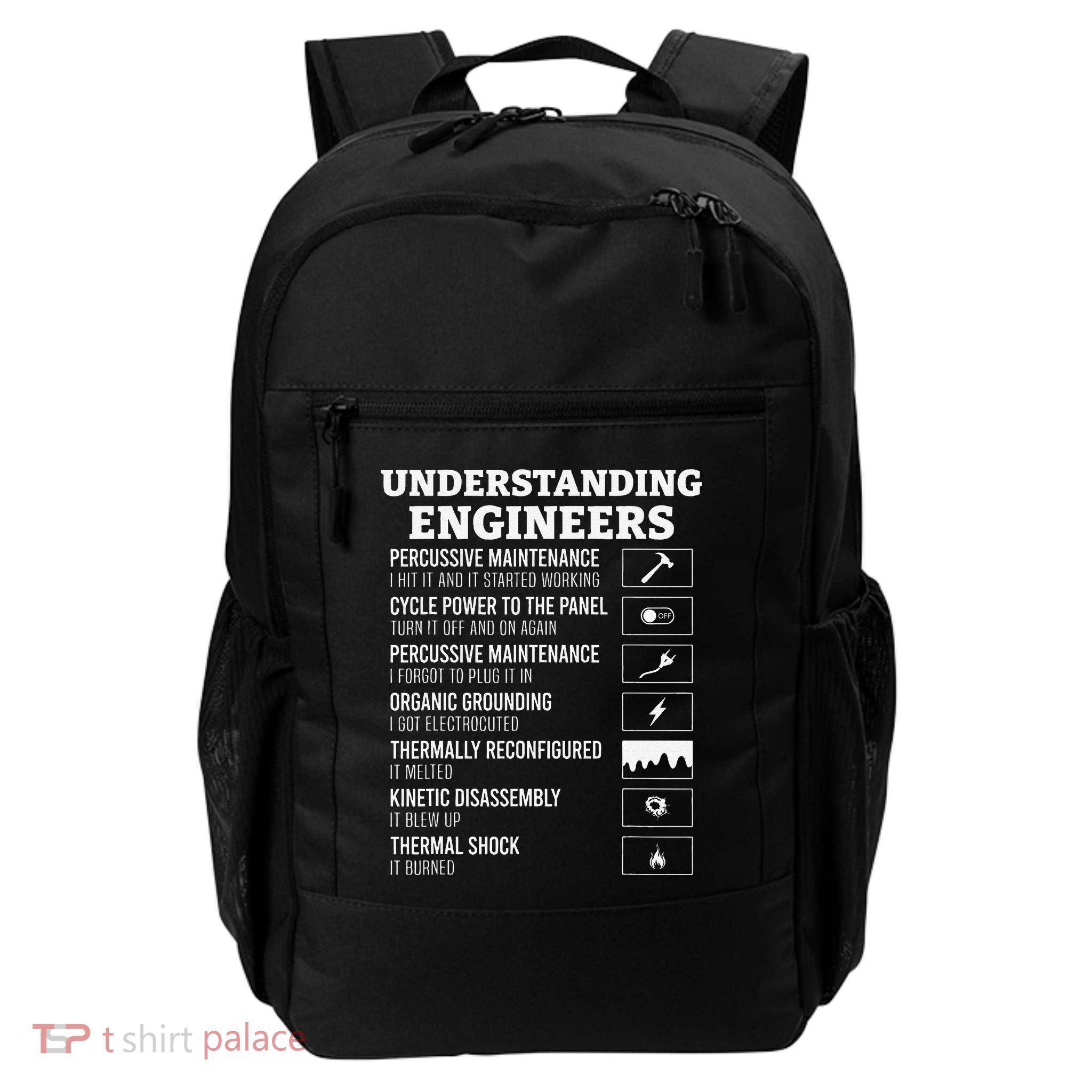 Understanding Engineers Funny Engineering Humor Daily Commute Backpack