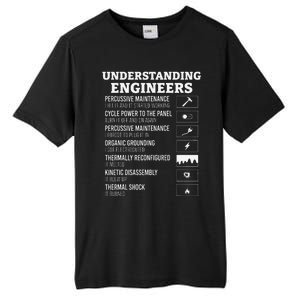 Understanding Engineers Funny Engineering Humor Tall Fusion ChromaSoft Performance T-Shirt