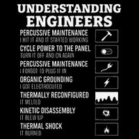 Understanding Engineers Funny Engineering Humor Flat Bill Trucker Hat