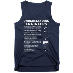 Understanding Engineers Funny Engineering Humor Tank Top