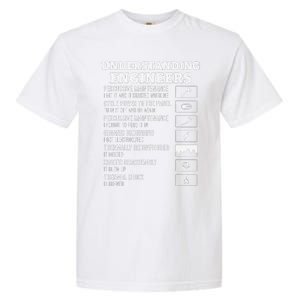 Understanding Engineers Funny Engineering Humor Garment-Dyed Heavyweight T-Shirt