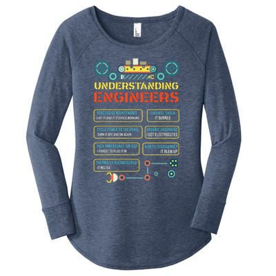 Understanding Engineers Funny Engineering Women's Perfect Tri Tunic Long Sleeve Shirt