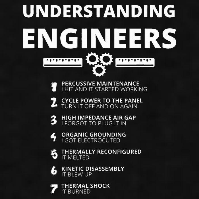 Understanding Engineers  Funny Sarcastic Engineering Gift Ladies PosiCharge Tri-Blend Wicking Tank