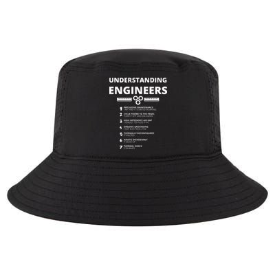 Understanding Engineers  Funny Sarcastic Engineering Gift Cool Comfort Performance Bucket Hat
