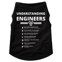 Understanding Engineers  Funny Sarcastic Engineering Gift Doggie Tank