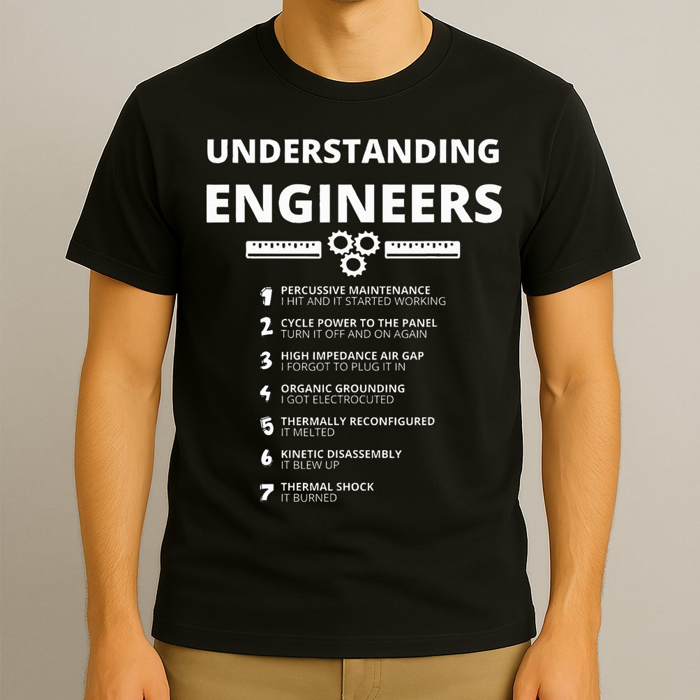 Understanding Engineers  Funny Sarcastic Engineering Gift T-Shirt