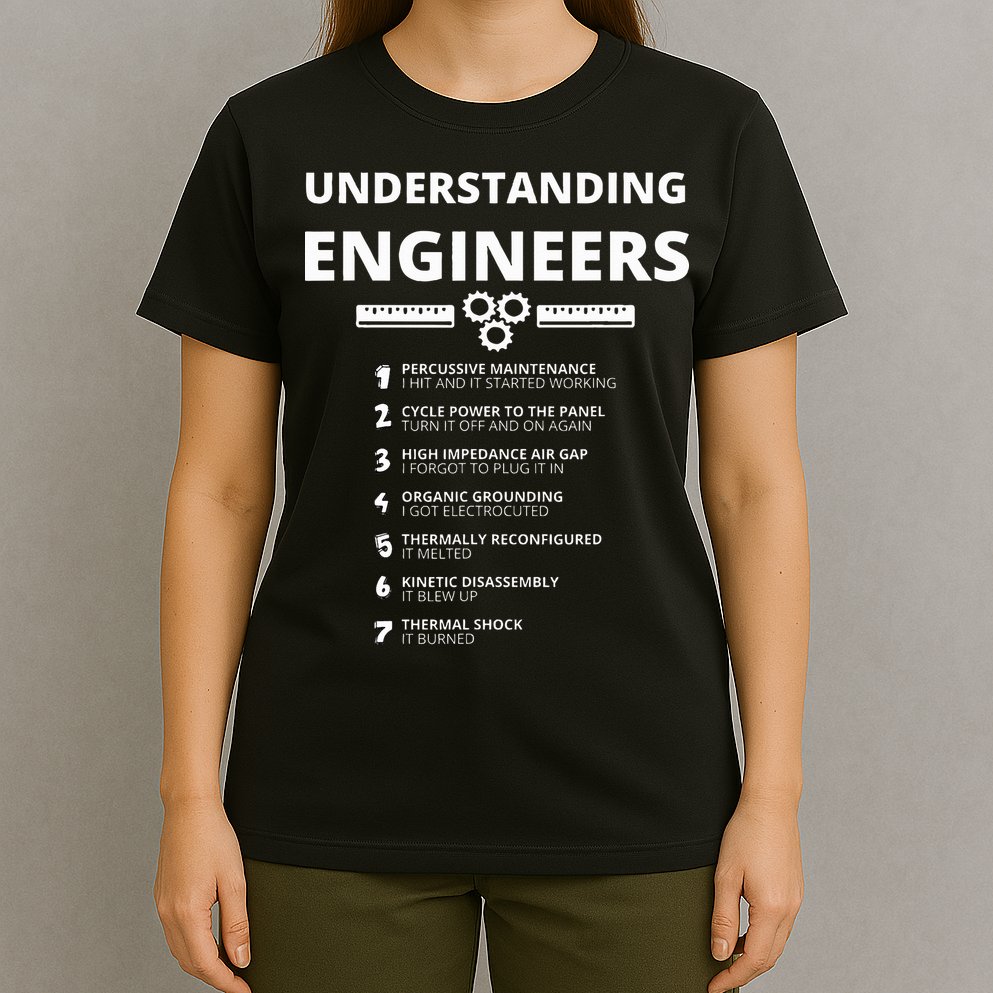 Understanding Engineers  Funny Sarcastic Engineering Gift T-Shirt