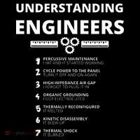 Understanding Engineers  Funny Sarcastic Engineering Gift Button